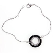 Ceramic and 925 Sterling Silver Bracelet (T20014)